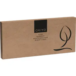 Okiyo Yoru Bamboo Multifunction Night Light Gift Box